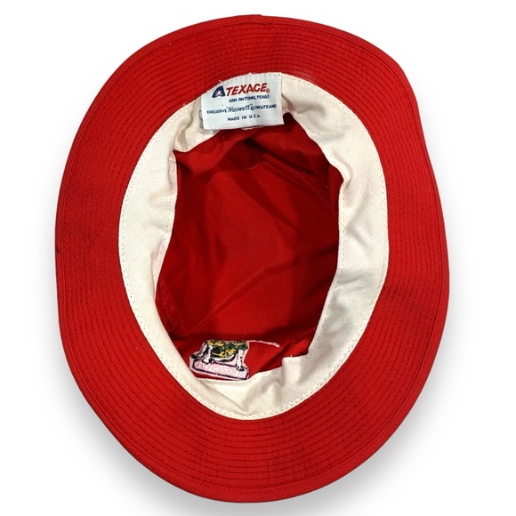 Vintage Bud Light Spuds Mackenzie Red Bucket Hat - Picture 8 of 13